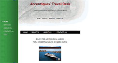 Desktop Screenshot of accentiquestraveldesk.com